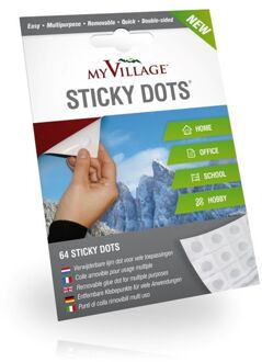 My Village 5 stuks Sticky dots 64 stuks