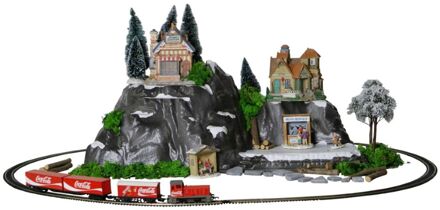 My Village Coca-cola kerst trein 1:76 Multikleur