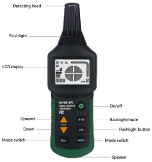 MY6818 AC/DC 12-400V Professional Cable Tester Tracker Finder Wire Short Circuit Breaker Fault Detector