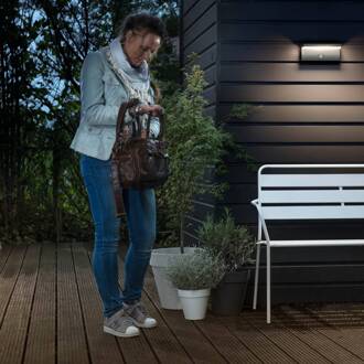 myGarden Bustan IR Wandlamp met bewegingssensor Grijs