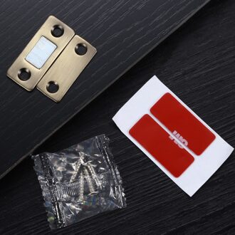 Myhomera 8 Sets Sterke Magnetische Deurdranger Kabinet Deur Vangsten Klink Meubels Deuren Magneet Stop Kast Ultra Dunne bronzen 8 Sets