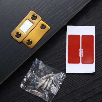 Myhomera 8 Sets Sterke Magnetische Deurdranger Kabinet Deur Vangsten Klink Meubels Deuren Magneet Stop Kast Ultra Dunne bruin 8Sets