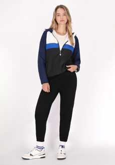MYMO Anorak Dames marine colorblock - maat L Marineblauw