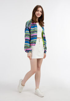 MYMO bomberjack Dames Veelkleurig neongroen - maat M