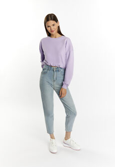 MYMO Cropped sweatshirt Dames violet