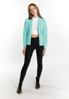 MYMO Gebreid vest Dames aqua Turquoise