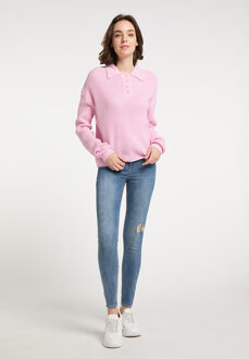 MYMO Gebreide polo Blonda Dames roze Rosé - XS/S