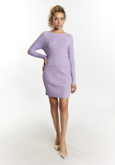 MYMO gebreide rok Dames violet - XS