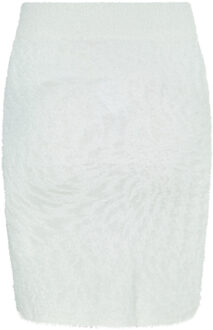 MYMO gebreide rok Dames wit - XS