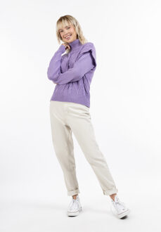 MYMO Gebreide trui Blonda Dames lichtpaars Lila - XL/2XL