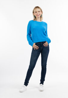 MYMO Gebreide trui Dames blauw - maat XS/S