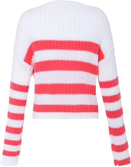 MYMO Gebreide trui Dames Gebroken wit koraal - M/L