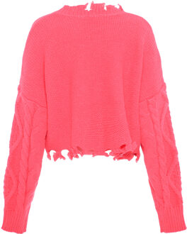 MYMO Gebreide trui Dames koraal