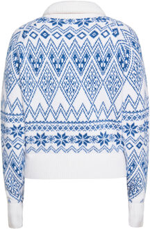 MYMO Gebreide trui Dames marine wit Marineblauw