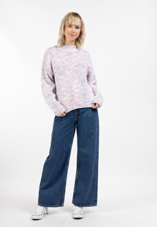 MYMO Gebreide trui Dames Roze Veelkleurig - maat XL/2XL