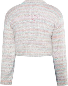 MYMO Gebreide trui Dames ZACHTE REGENBOOG VEELKLEURIG - S