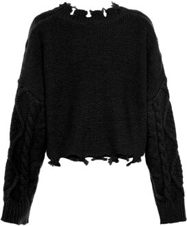 MYMO Gebreide trui Dames zwart - XL/2XL