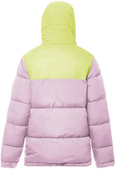 MYMO Gewatteerd gewatteerd jack Dames Macaron Roze Zure Limoen - maat L