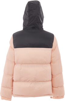 MYMO Gewatteerd gewatteerd jack Dames Perzik Zwart - maat XL