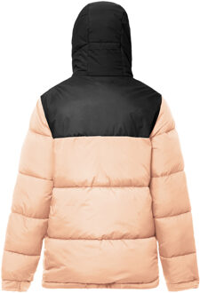 MYMO Gewatteerd gewatteerd jack Dames Perzik Zwart