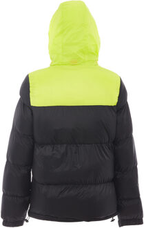 MYMO Gewatteerd gewatteerd jack Dames Zwarte zure limoen - maat M Zwart/Groen