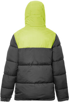 MYMO Gewatteerd gewatteerd jack Dames Zwarte zure limoen Zwart/Groen - XS