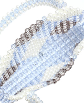 MYMO Handtas Dames Rookmelange Blauw en Grijs Multi