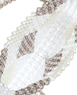 MYMO Handtas Dames Wol Wit Veelkleurig Gebroken wit - One Size