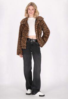 MYMO Jas Dames bruin zwart Zwart/bruin