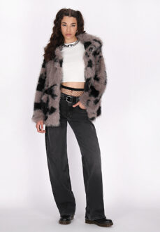 MYMO Jas Dames grijs/zwart