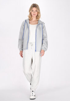 MYMO Jas Dames Lichtgrijs koningsblauw - XL