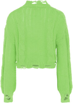 MYMO Jumper Dames kalk - maat Limoengroen