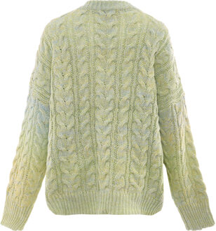 MYMO Jumper Dames LIME MUNT - maat XS/S Limoengroen