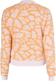 MYMO Jumper Dames oranje roze - S