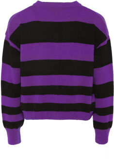 MYMO Jumper Dames Paars Zwart Lila
