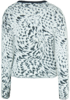 MYMO Jumper Dames wit zwart Wit/Zwart - L