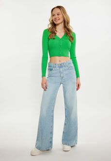 MYMO korter vest Dames groente - maat S