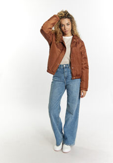 MYMO Licht gewatteerd blousonjack Dames lichtbruin - M