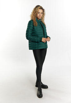 MYMO Licht gewatteerd jack Dames donkergroen - S