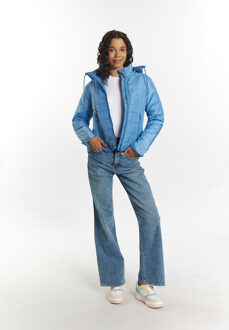 MYMO Licht gewatteerd jack Dames Hemelsblauw