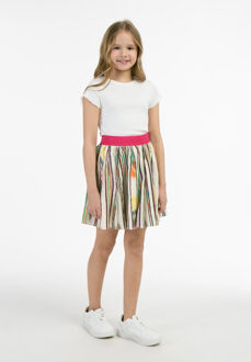 MYMO Minirok Meisje Veelkleurig Inca-patroon - 9J / 134cm