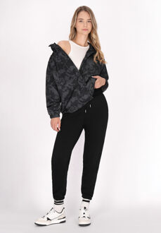 MYMO Oversized anorak Dames Donkergrijs zwart camouflage Zwart/Donkergrijs