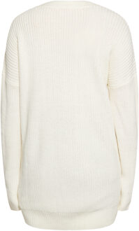 MYMO Oversized vest Dames wit - maat XS