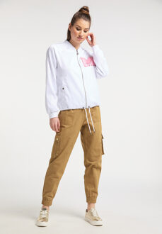 MYMO Satijnen blouson Dames wit - maat XS