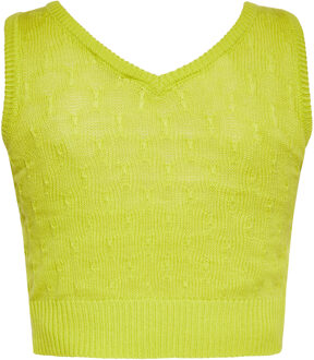 MYMO Slipover Dames kalk Limoengroen - XL