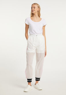 MYMO Sweatpants Dames Wit Roze Wit/Roos - M