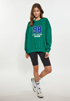 MYMO Sweatshirt Dames donkergroen - maat XS