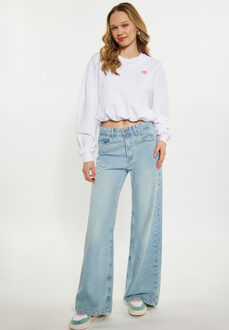 MYMO Sweatshirt Dames wit - M