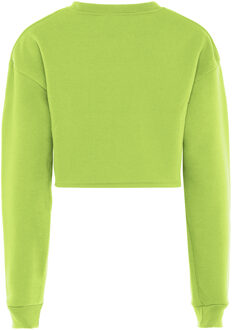 MYMO Sweatshirt Dames Zure limoen - maat S Limoengroen
