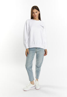 MYMO Sweatshirt met applicatie Dames wit - maat M